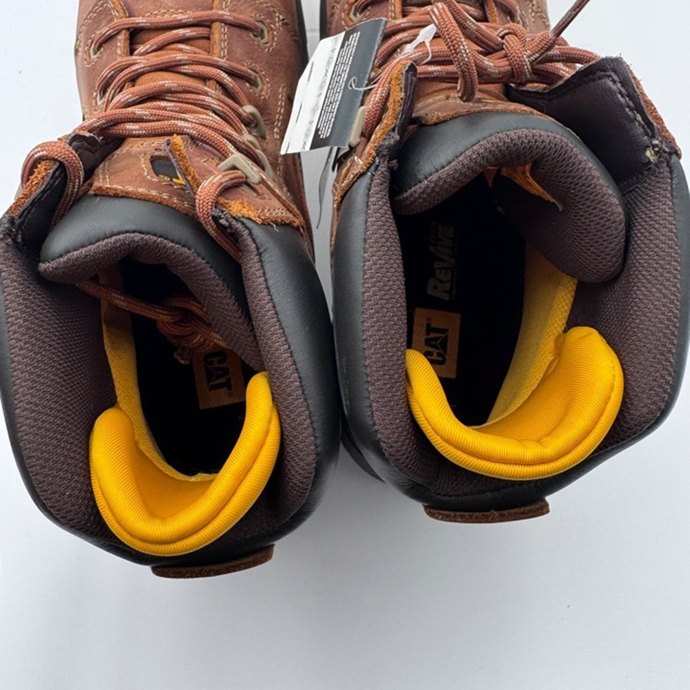 Caterpillar Waterproof Work Boots for Women Composite Toe Sz 11 - Like New - Picture 4 of 9
